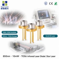 Diode laser infrarouge UOC U-LD-851061Ap 850nm 10mW TO-18 Émetteur laser IR pour équipement de capteur de numérisation 3D