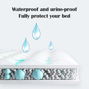 <strong>Protector</strong> De Colchon Impermeable Fitted Waterproof Matress Mattress <strong>Protector</strong> Cover Waterproof Water Proof Bed Cover - Product Image 2