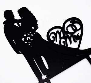 Novia y el novio <span class=keywords><strong>Pastel</strong></span> <span class=keywords><strong>de</strong></span> Bodas Topper <span class=keywords><strong>pastel</strong></span> <span class=keywords><strong>de</strong></span> <span class=keywords><strong>boda</strong></span> Topper - Product Image 2