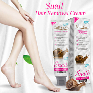 Crème dépilatoire semi-permanente au collagène d'escargot, peau lisse, sans taches noires, crème dépilatoire <span class=keywords><strong>pour</strong></span> hommes et femmes - Product Image 1