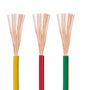 Fil électrique isolé en PVC de Chine 2,5 mm² 450/750V, résistance torsadée pour application aérienne, type de conducteur IEC - Product Image 1