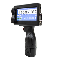 Imprimante à jet d'encre portable Yaomatec, pistolet d'impression, imprimante de cartes d'étiquettes pour un usage domestique, pour l'impression d'informations sur les couvercles de bouteilles en plastique