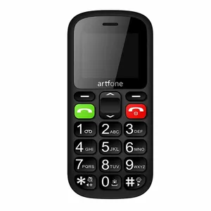 아르폰 CS181 1.77 인치 작은 크기 큰 버튼 높은 소리 듀얼 심 노인 바 휴대 전화 기본 전화