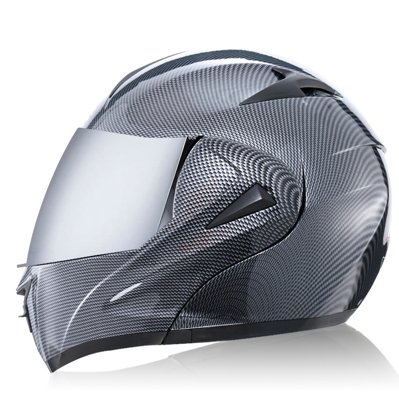 Lentille argentée en fibre de carbone