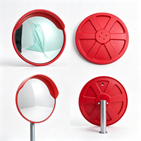 Miroir mural convexe en acrylique léger et sûr de 12 pouces avec service de découpe, taille personnalisable pour garage et entrepôt