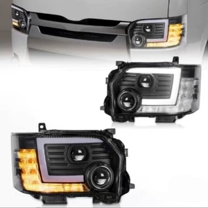 Pour Toyota HIACE Série 200 2004 <span class=keywords><strong>2005</strong></span> - 2018 2019 Phare à lentille de projecteur, phare dynamique, feux de jour DRL, phares de voiture à LED - Product Image 4