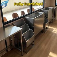 Café conteneur commercial de 20 pieds et 40 pieds, design moderne préfabriqué, portable, pour l'extérieur, idéal pour les bars et les magasins de snacks