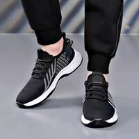 BAEWOON B17 Chaussures décontractées pour hommes, chaussures de sport d'été, nouvelles chaussures de course respirantes et antidérapantes, chaussures de marche tendance pour étudiants