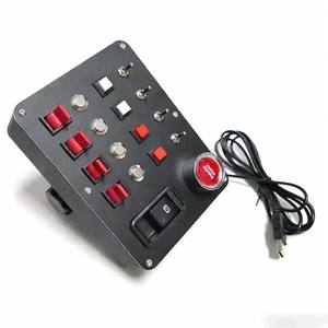 USB Plug Play SIM Racing ห้องนักบินสนามเด็กเล่นในร่มจำลองรถบรรทุกยุโรป<span class=keywords><strong>2</strong></span>ขอบฟ้าแผงเกมฝุ่น Handbrake PSB การศึกษา - Product Image 1