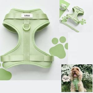 SinSky-Arnés de neopreno para perros, juego de correas de PVC con capa de aire acolchada ajustable, ligero y personalizado - Product Image 3