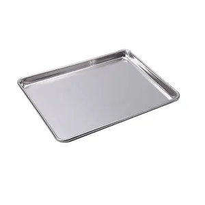 Hình Chữ Nhật Baking Thiết Bị Burger Hoặc Hamburger Hoặc Hot Dog Bun Baking Pan Tấm Pan Nhôm Baking Tray Nhôm Khay