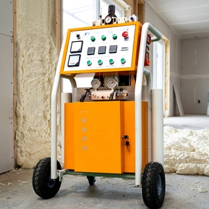 Espuma de poliuretano Aerosol Aislamiento de <span class=keywords><strong>celulosa</strong></span> Máquina de pintura de pared Aislamiento de edificios - Product Image 1