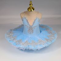 Robe de tutu de ballet romantique pour enfants, cousue à la main, jupe de spectacle, violet lilas, tenue de danse classique