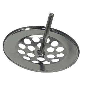 Strainer Polished Round 2-7/8 Inch Stainless Steel Bath Strainer With Screw - Product Image 5
