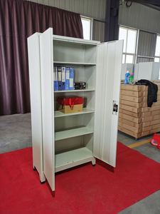 Armoire de bureau en acier à 2 portes, directement de l'usine, armoire de rangement de fichiers de bureau, armoire de rangement moderne en métal pas chère - Product Image 5