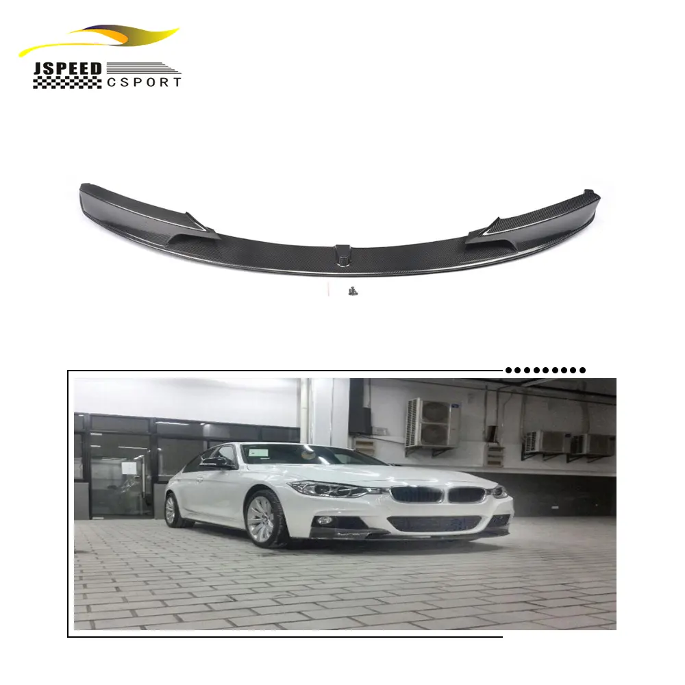 JCSPORTLINE Carbon Front LIP for BMW 3 series F30 MTECH 2013-2017