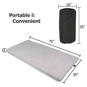 <span class=keywords><strong>Matelas</strong></span> de sport pour lit de <span class=keywords><strong>camping</strong></span> 100% <span class=keywords><strong>matelas</strong></span> en <span class=keywords><strong>mousse</strong></span> à mémoire de forme à trois volets <span class=keywords><strong>matelas</strong></span> de <span class=keywords><strong>camping</strong></span> confortable de 3 pouces d'épaisseur pour voiture - Product Image 6