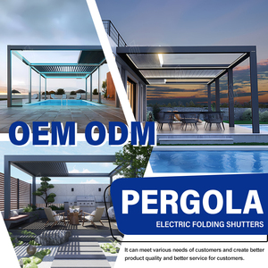 Cubiertas de Techo Metálicas Ajustables e Impermeables <span class=keywords><strong>para</strong></span> Exteriores con Persianas <span class=keywords><strong>Enrollables</strong></span> <span class=keywords><strong>para</strong></span> Jardín, Patio, Terraza y Pérgola - Product Image 4