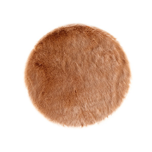 Jade Coin Plush Round Rug Solid Color 60 Cm Modern Bedroom Floor <b>Mat</b> Cushioned Area Rug For Bedside <b>Dressing</b> <b>Table</b> - Product Image 5