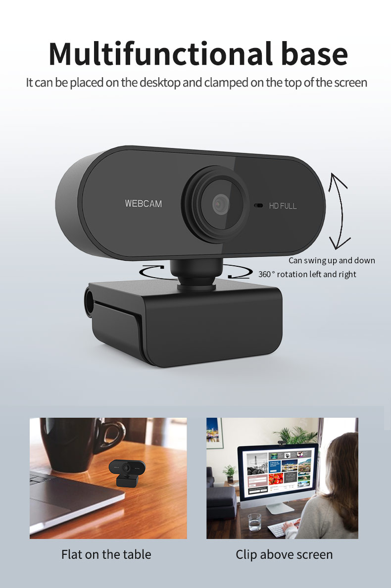 HD 1080P Live Streaming Webcam USB PC Camera With CMOS Sensor