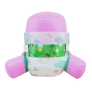 Suministro de Fábrica: Fabricantes de Pañales para Bebé de Alta Calidad en China, Tela No Tejida, Pañales Desechables con Cinta Mágica Impresa - Product Image 1