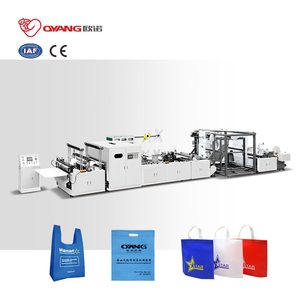 Máquina Semiautomática para Fabricación de Bolsas No Tejidas OYANG Nuo15 XB700-800 de Doble Asa, Ecológica, Marca China - Product Image 1