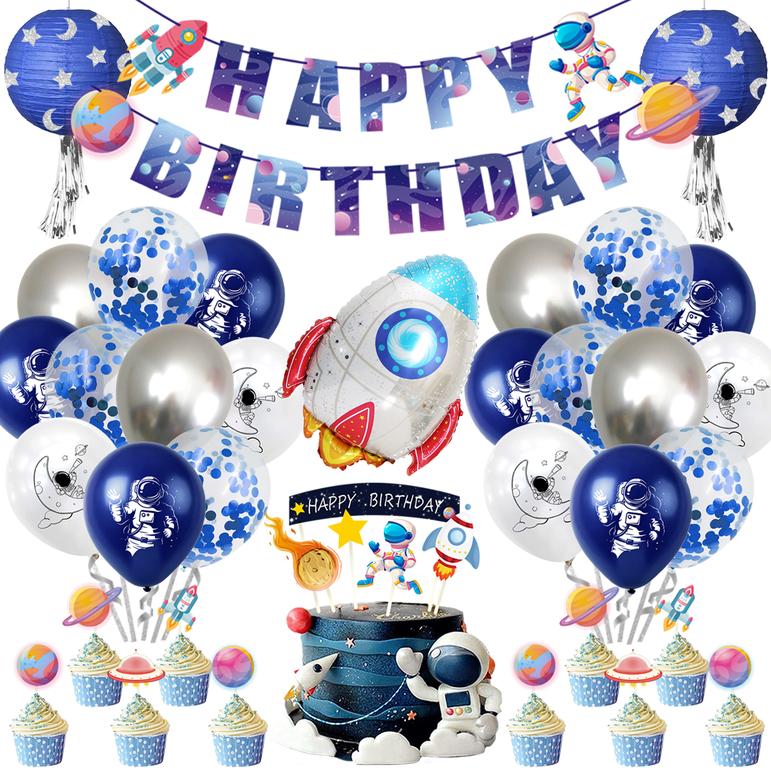 Geburtstag Party Dekorationen Satz- Schwarz Happy Birthday Banner Silber 55 Mylar Folienballon Star & Latex Ballon,Hängende Wirbel KUNGYO Classy 55 Geburtstag Party Dekorationen Satz- Schwarz Happy Birthday Banner Silber 55 Mylar Folienballon Star & Latex Ballon,Hängende Wirbel KUNGYO Classy 55