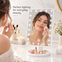Miroir de Maquillage LED Tactile Dimmable Personnalisé à Marque Blanche pour Salon de Beauté, Spa, Hôtel – Miroir de Table de Vanité