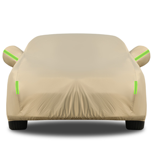 Funda para Coche Impermeable para Exteriores, Protección Total contra el Sol y el Calor, Funda <span class=keywords><strong>de</strong></span> PEVA con Protección Anti-UV para <span class=keywords><strong>Fiat</strong></span> <span class=keywords><strong>500</strong></span> - Product Image 3