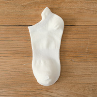 Bas de sport en coton épais blanc et noir avec logo personnalisé, vente en gros, MOQ faible, chaussettes de sport antidérapantes pour hommes, chaussettes de cheville