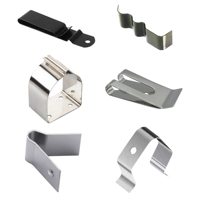 Composants d'emboutissage en tôle OEM avec fabrication industrielle pour supports en U en acier inoxydable, aluminium et galvanisé
