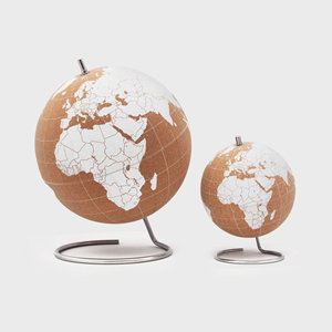 Globo Terráqueo Nórdico Especial de Papel de Corcho MAXCARE 14.5cm MAC-F22 Producción Personalizada - Product Image 1