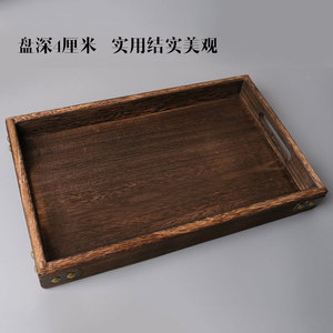 Plateau brûleur d'encens en bois de style antique, bois de santal, bois de paulownia, tailles grande, moyenne et petite, brûleur d'encens et - Product Image 4