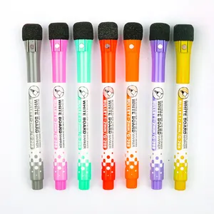 Customized Durable Whiteboard Marker With Magnet Dry Water Based Erase Marker Office Whiteboard Pen