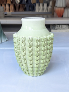 Jingdezhen แจกันเซรามิกพิมพ์ลาย3D สีเขียว/ชมพูคุณภาพสูง3D เซรามิกพิมพ์ลายศิลปะสมัยใหม่ชิ้นงานศิลปะ - Product Image 4