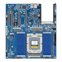 Motherboard Server MZ33-CP1 E-ATX dengan Soket AMD LGA 6096 Tunggal (Socket SP5), Mendukung DDR5