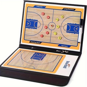 Tableau tactique de football magnétique pliable en 2 parties, coloré, pour entraînement et démonstration, tableau de commande pour entraîneur de football - Product Image 6
