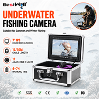 Cámara Subacuática para Pesca en Hielo y Acuicultura, Pantalla IPS de 7 Pulgadas, Ecológica, Portátil, con Batería de Litio y Lente Gran Angular