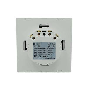 SMARSECUR Interruptor Inteligente Popular para Ventilador de Techo con Control WiFi, Panel Táctil Inteligente Tuya, Regulador de Velocidad del Ventilador - Product Image 6