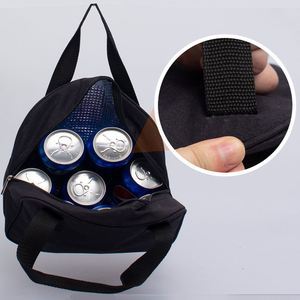 OEM ODM Insulated Lunch <b>Bag</b> 21x24.5x10cm Zipper Closure Water Resistant Portable Cooler <b>Tote</b> <b>for</b> Office <b>School</b> Outdoor Use - Product Image 5