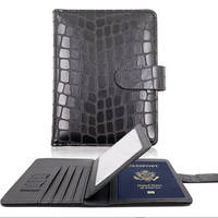 Portefeuille de voyage personnalisé avec protection RFID, étui en cuir pour passeport et cartes, accessoire de voyage familial