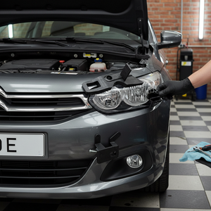 Kit de reparación de faros (3 piezas) lado derecho para compatible con Citroen C-Elysee N.M OEM 9805551980 - Product Image 3
