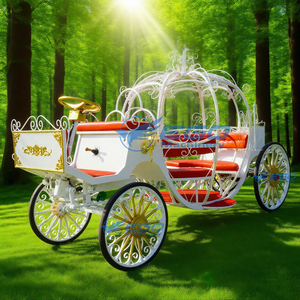 Carruaje Eléctrico Clásico de Estilo Europeo para Bodas, Carruaje de Lujo con Forma de Calabaza de Cenicienta, Recuerdos en Venta - Product Image 3