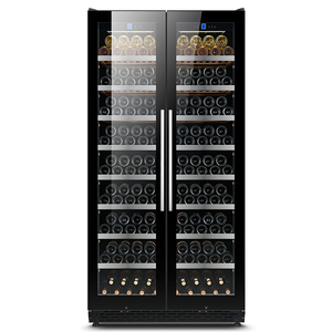 Özelleştirilebilir çift kapı mağaza buzdolabı Retro tarzı dokunmatik kontrol Fitness merkezi ferahlık soğutucu - Product Image 3