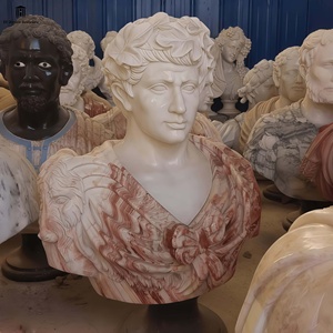<span class=keywords><strong>Busto</strong></span> Scultoreo in Marmo Naturale Intagliato a Mano su Misura, Stile Europeo, <span class=keywords><strong>Statua</strong></span> Realistica di Celebrità per Gallerie e Arredamento Domestico - Product Image 4