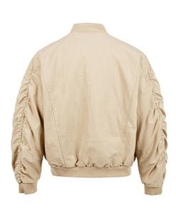 Chaqueta de aviador holgada estilo retro americano para otoño e invierno, abrigo grueso de algodón unisex - Product Image 2