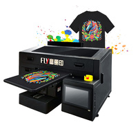 Printer Tekstil DTG Otomatis Presisi Tinggi untuk Kaos 100% Katun 4 Kepala Pencetak Tanpa Bingkai Mesin Digital Desktop A3