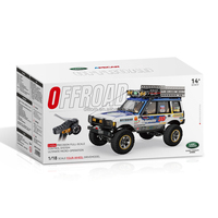 JXC LR1802 1/18 Voiture RC tout-terrain autorisée à l'échelle réelle 2.4G, camion d'escalade à moteur brushless entièrement proportionnel avec lumières