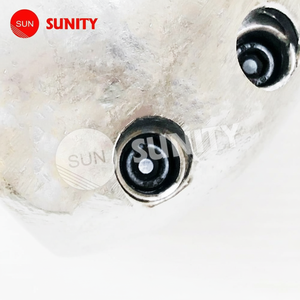 SUNITY TAIWAN, Anodos de Excelente Calidad de 88 mm de Diámetro (3-1/2 Pulgadas) para Ejes, para Piezas Marinas Diésel - Product Image 1
