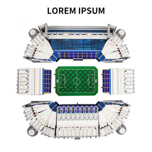 Modelo de Juguete del Estadio Santiago Bernabéu a Escala 1/600, Bloques de Construcción Educativos para Armar - Product Image 5